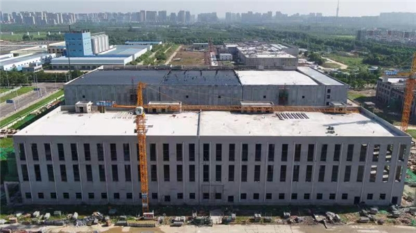 中国一冶蒙城县城市骨干冷链物流产业园项目 中央厨房外架拆除完成